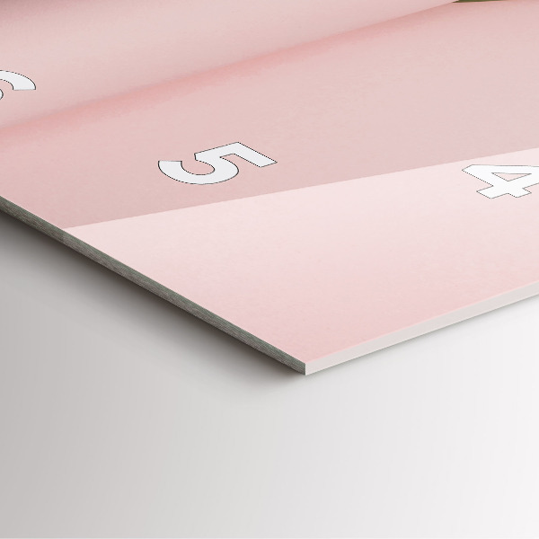 Wanduhr quadratisch Blumenstrauß aus Tulpenblüten