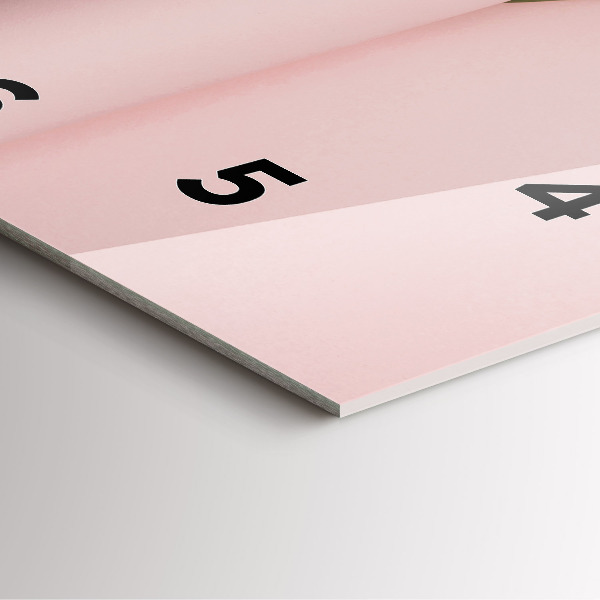 Wanduhr quadratisch Blumenstrauß aus Tulpenblüten