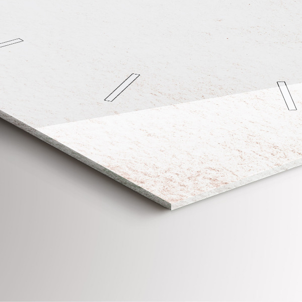 Wanduhr modern quadratisch Dekoratives Muster