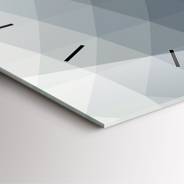 Wanduhr modern quadratisch Welle Abstraktion