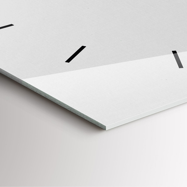 Wanduhr quadratisch Sterne