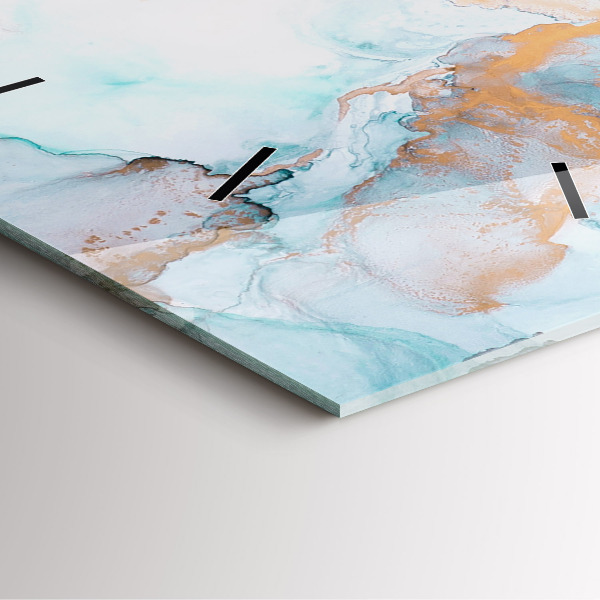 Wanduhr modern quadratisch Abstraktes Bild