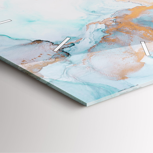 Wanduhr modern quadratisch Abstraktes Bild