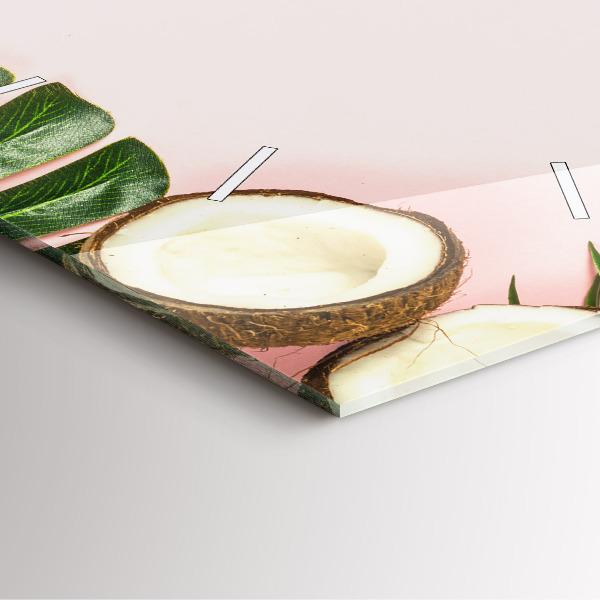 Wanduhr modern quadratisch Sommerstimmung