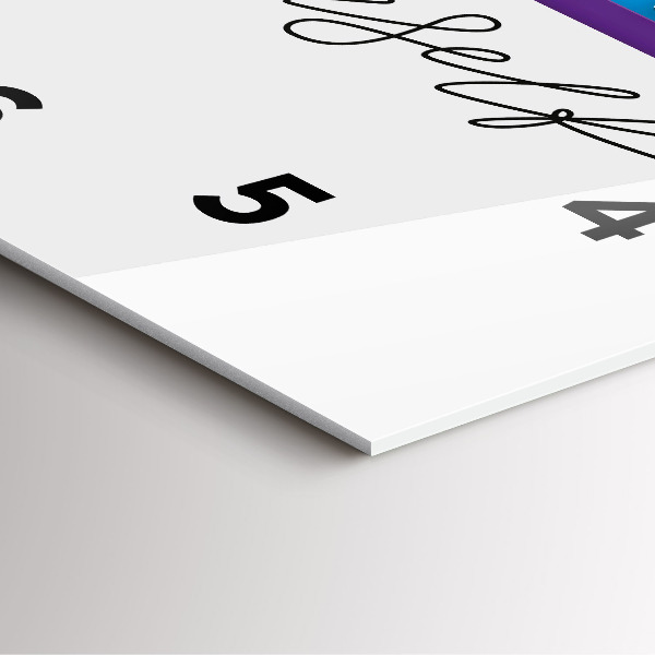 Wanduhr quadratisch Inschrift Sei du selbst