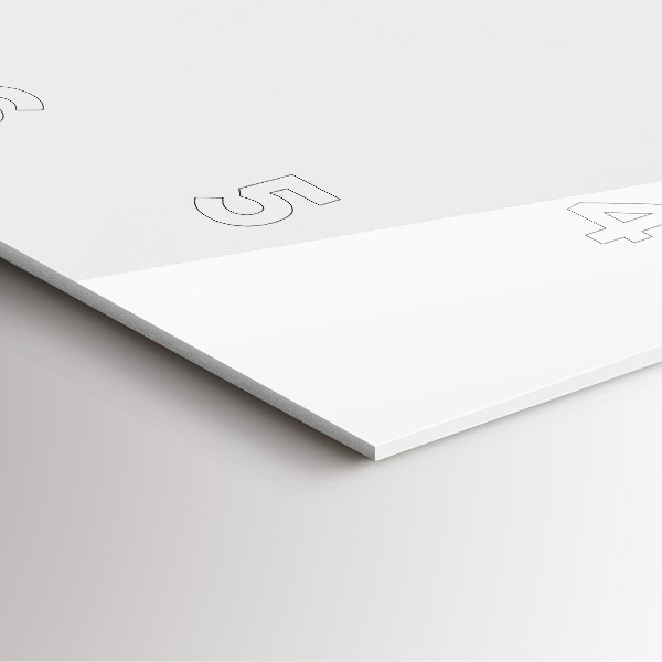 Wanduhr modern quadratisch Tropische Blätter