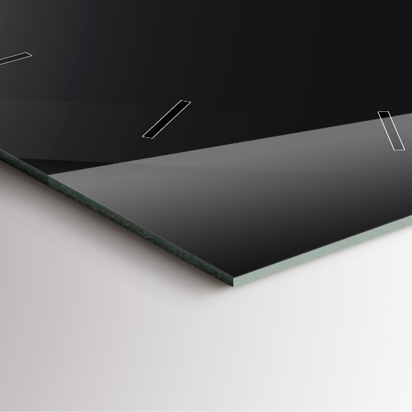 Wanduhr modern quadratisch Dunkles Wandmuster