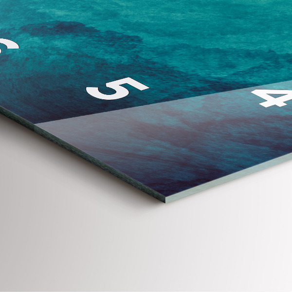 Wanduhr quadratisch Tiefe Abstraktion