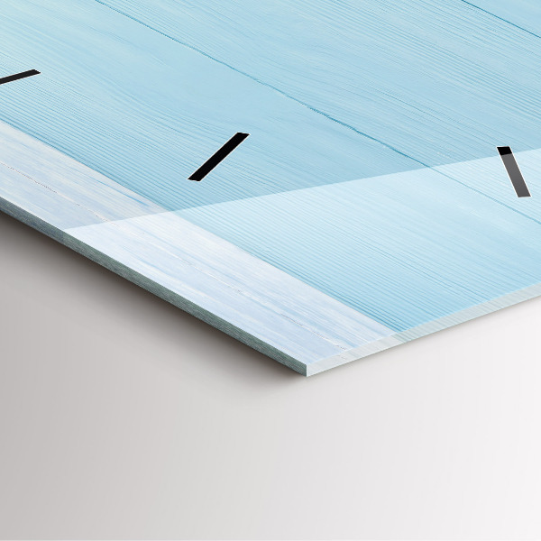 Wanduhr quadratisch mit motiv Kindertafel