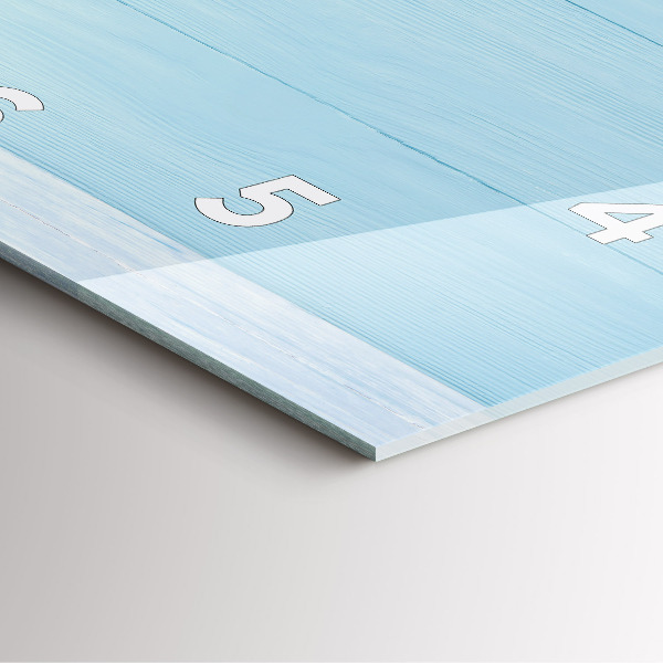 Wanduhr quadratisch mit motiv Kindertafel