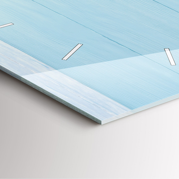 Wanduhr quadratisch mit motiv Kindertafel