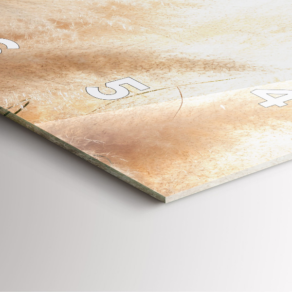 Wanduhr quadratisch mit motiv Maserung abstrakt