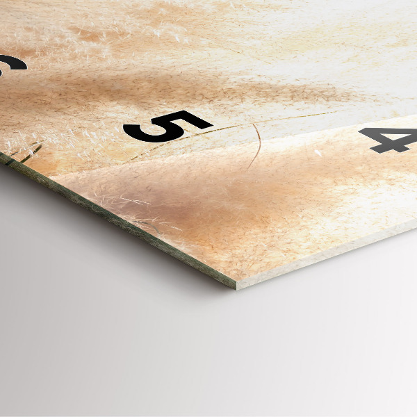 Wanduhr quadratisch mit motiv Maserung abstrakt