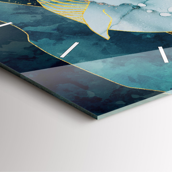 Wanduhr quadratisch mit motiv Abstrakter Wal