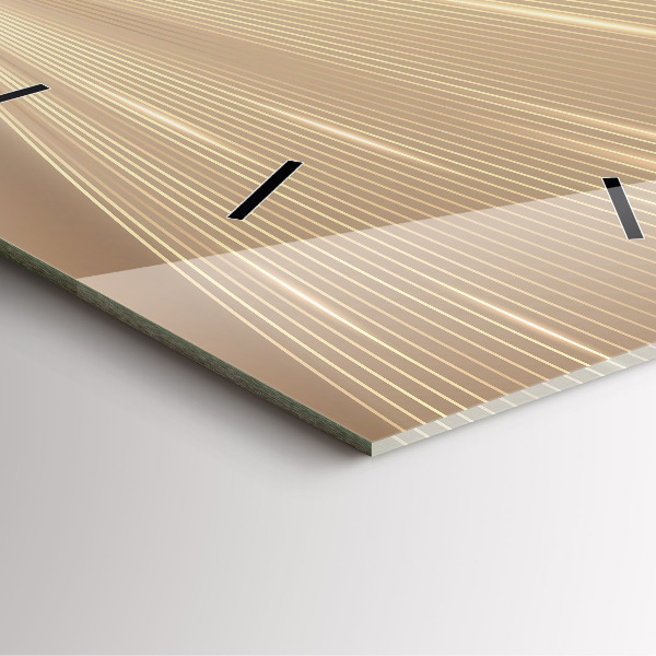 Wanduhr quadratisch mit motiv Abstraktes Licht