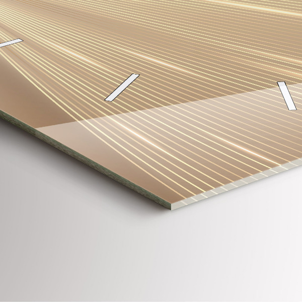 Wanduhr quadratisch mit motiv Abstraktes Licht