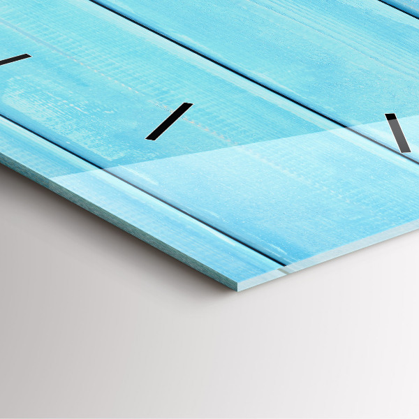 Wanduhr quadratisch mit motiv Strandzubehör und Tafeln