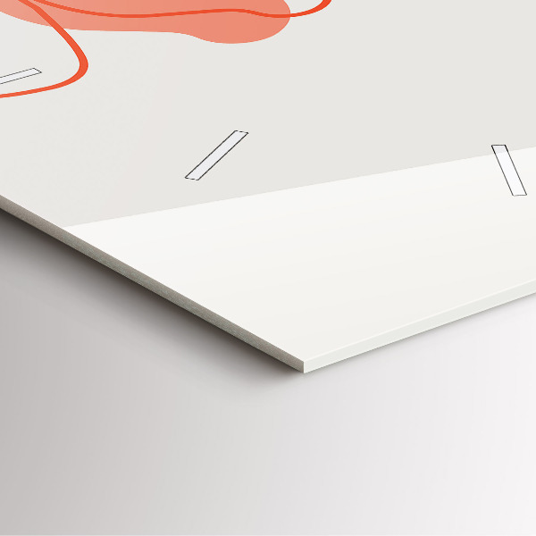 Wanduhr modern quadratisch Hawaiianische Pflanzen