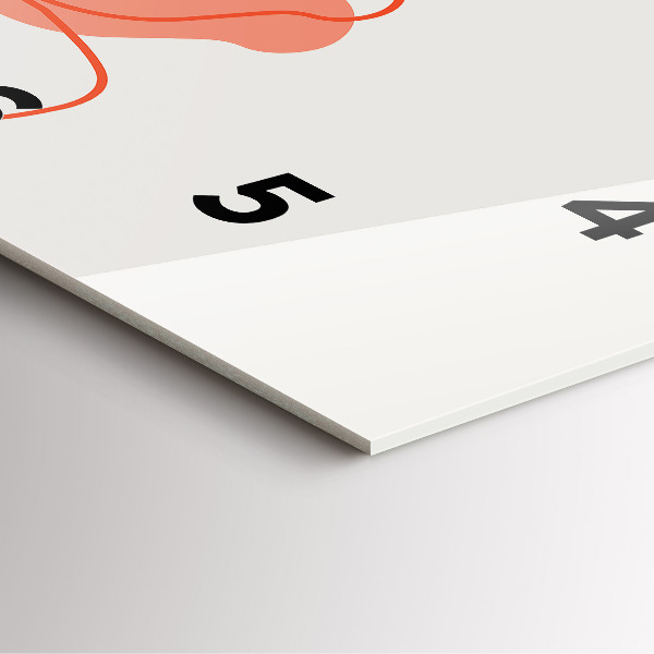 Wanduhr modern quadratisch Hawaiianische Pflanzen