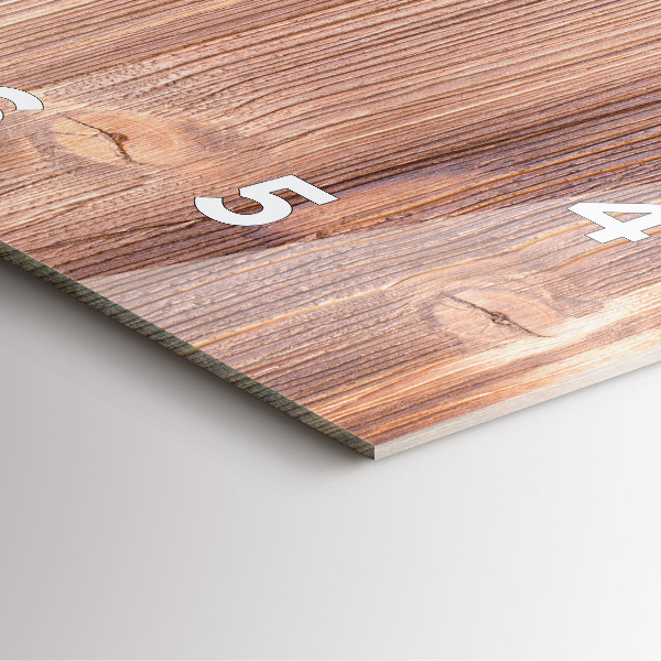 Wanduhr quadratisch Paprika