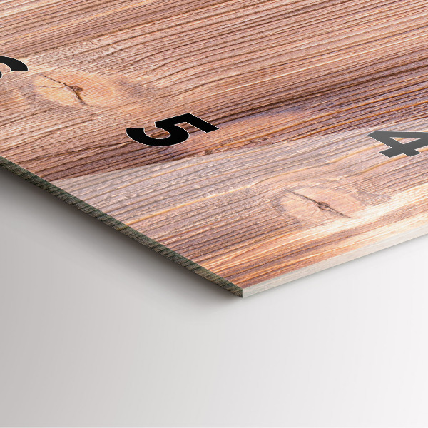 Wanduhr quadratisch Paprika