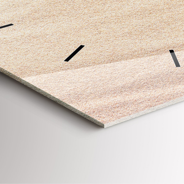 Wanduhr quadratisch mit motiv Ferien-Accessoires