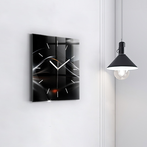 Wanduhr modern quadratisch Abstrakt