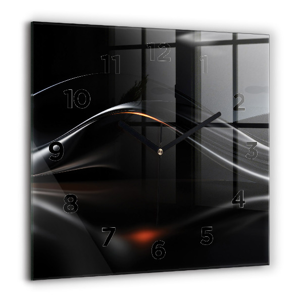 Wanduhr modern quadratisch Abstrakt