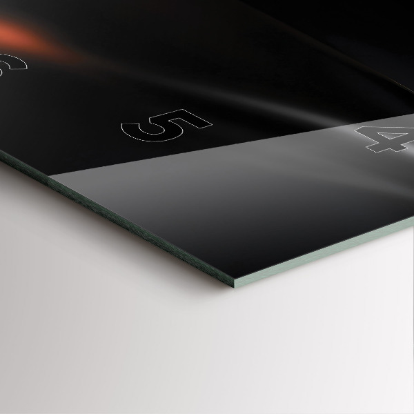 Wanduhr modern quadratisch Abstrakt