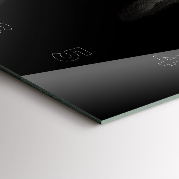 Wanduhr modern quadratisch Hund und schottische Katze