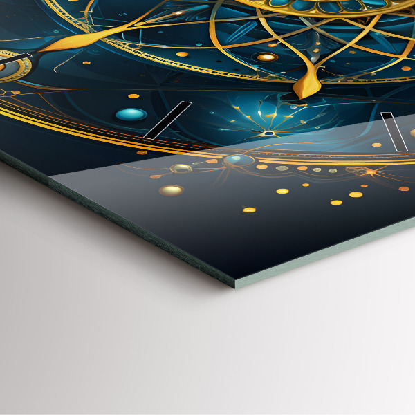 Wanduhr quadratisch Horoskop-Uhr