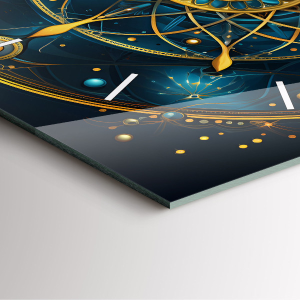 Wanduhr quadratisch Horoskop-Uhr