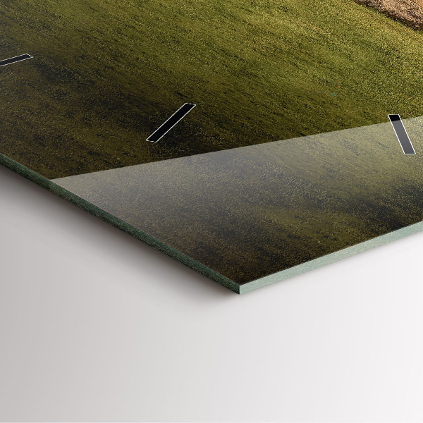 Wanduhr modern quadratisch Stonehenge Nimbostratus