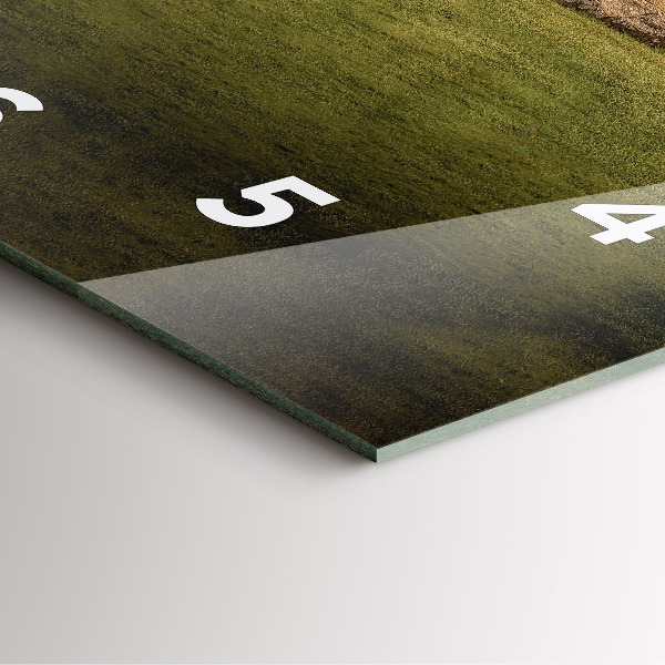 Wanduhr modern quadratisch Stonehenge Nimbostratus