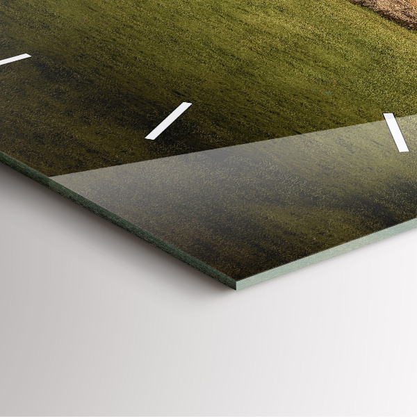 Wanduhr modern quadratisch Stonehenge Nimbostratus