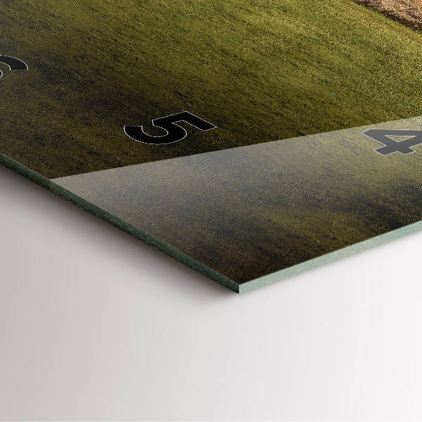 Wanduhr modern quadratisch Stonehenge Nimbostratus