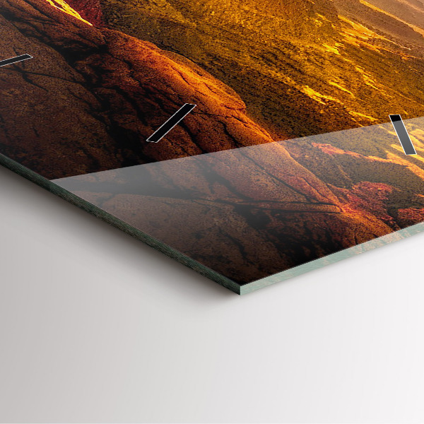 Wanduhr modern quadratisch Grand Canyon Arizona