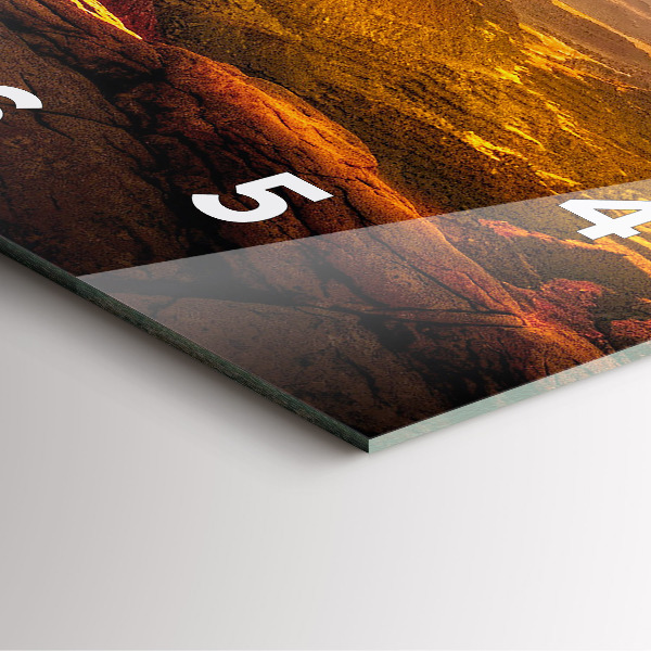 Wanduhr modern quadratisch Grand Canyon Arizona