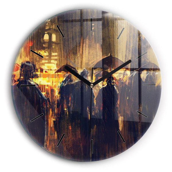 Wanduhr glas rund Impressionismus auf dem Kunstmarkt