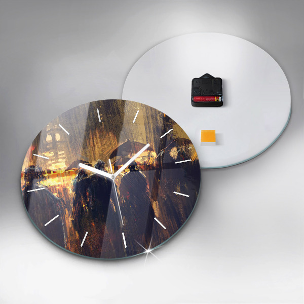 Wanduhr glas rund Impressionismus auf dem Kunstmarkt