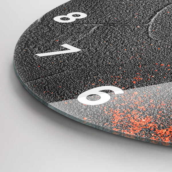 Wanduhr rund mit motiv Rote Paprika