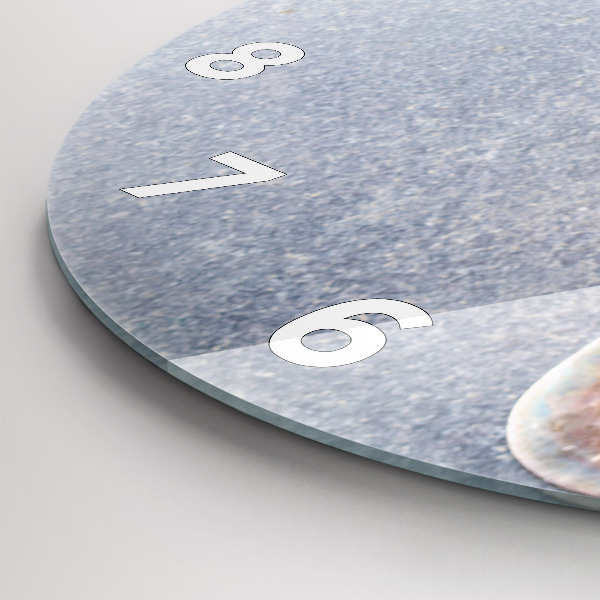 Wanduhr rund Ein Stück Kuchen