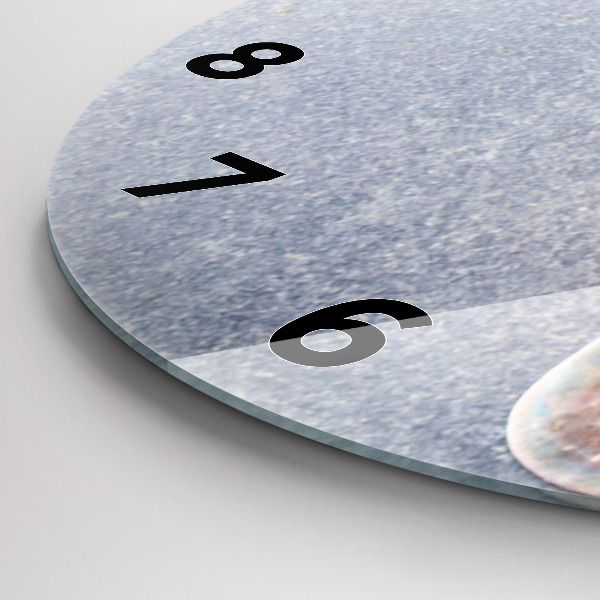 Wanduhr rund Ein Stück Kuchen