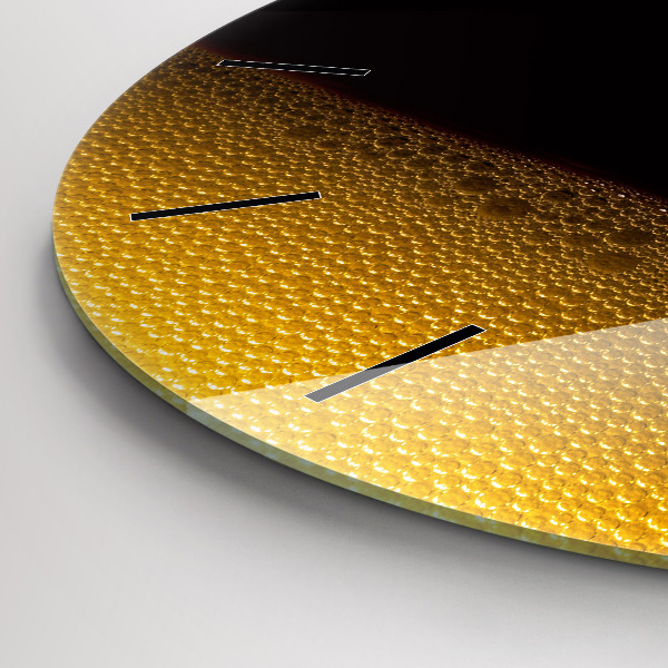 Wanduhr rund mit motiv Orangensaft