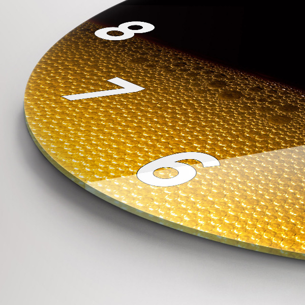 Wanduhr rund mit motiv Orangensaft