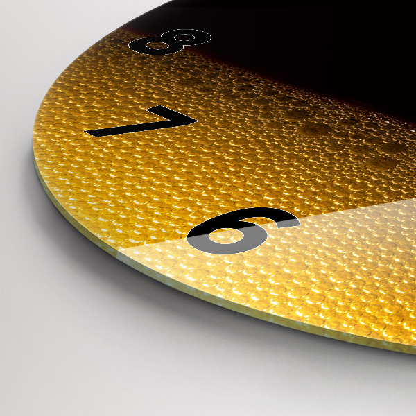 Wanduhr rund mit motiv Orangensaft