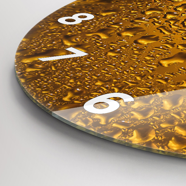 Wanduhr rund Bierkrug