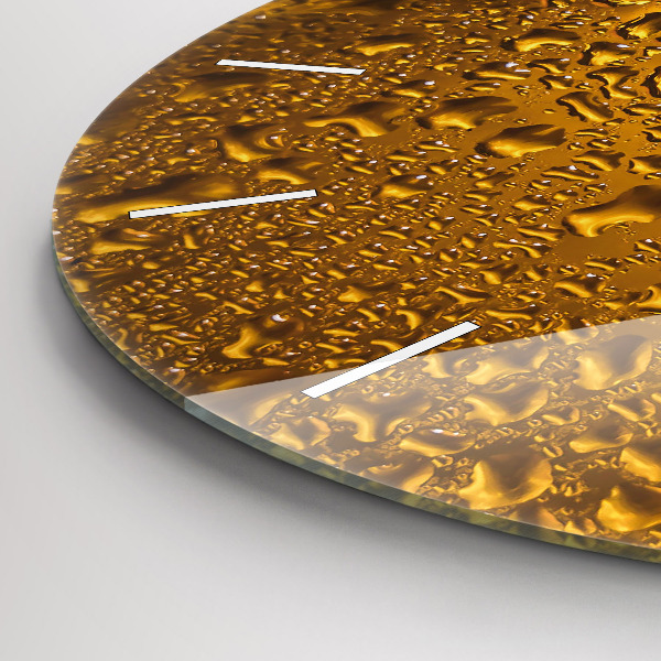 Wanduhr rund Bierkrug