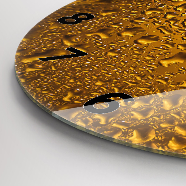 Wanduhr rund Bierkrug