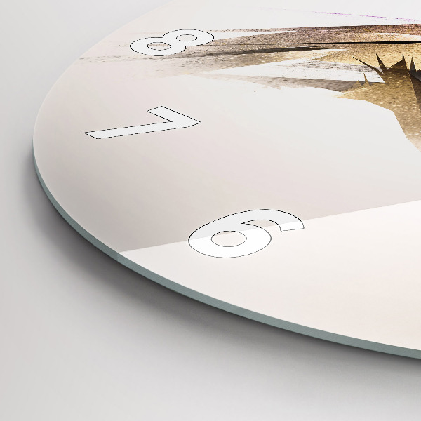 Wanduhr rund mit motiv Raubvogel